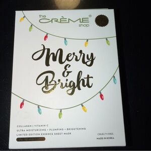 Crème Merry & Bright Holiday Sheet Mask - White
